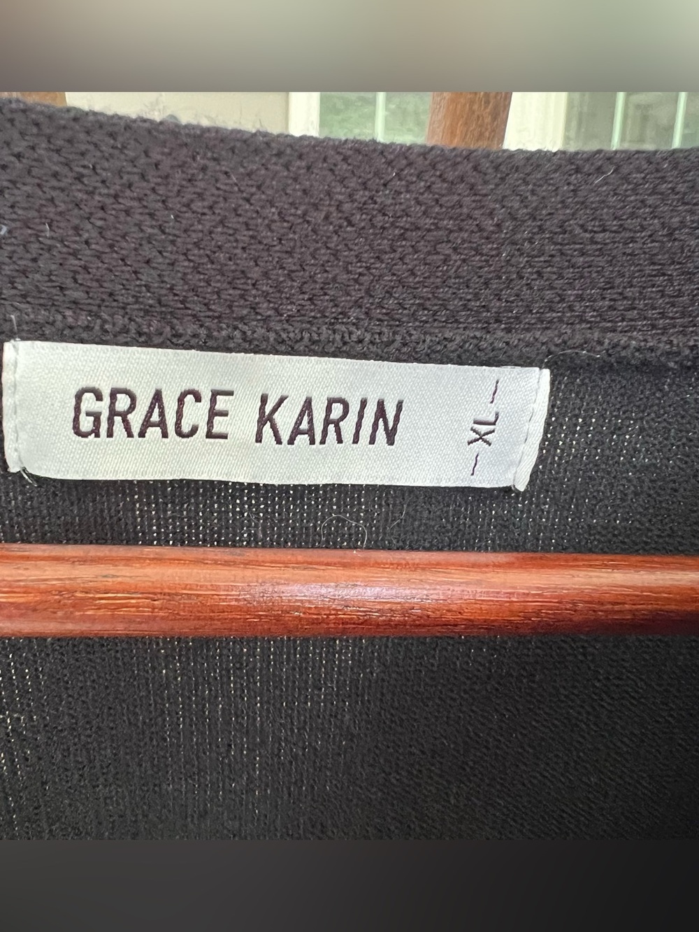 GRACE KARIN Cropped V-Neck Cardigan Sweater Set Navy Black Size XL - Picture 11 of 16